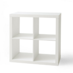 4 Cube Storage Organizer, White Texture - Image 3