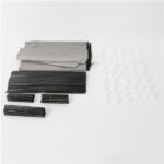 Wood-plastic Board Six Tiers Carved Shoe Rack White B - Image 29