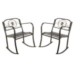 Replace 66934556 Flat Tube Single Rocking Chair Bronze Color - Image 26