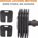 Adjustable Single Dummbbell Or Dumbbells Single Single 50LB Square Dumbbell 9 in 1 Free Weights for Multiweight Options Quick-Lock Adjustable - Image 4