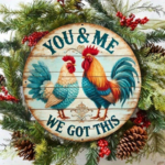 CIFbuy Frightsbyte 8x8 Inch Round Halloween Metal Sign, 2D Flat Tin Wall Art, Monster Printed Rustic Vintage Decor For Home Bar Party H TikTok, TikTok, ty H Self-pickup Logiopics - Image 10