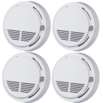 (4 Pack) Smoke Alarm Detector Home Fire Safety Sensor Alert Battery Included (US Logistics For USPS/DHL/Fedex/UPS. No designated logistics accepted TK/TMEU only For self-pickup
