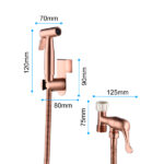 Bidet Sprayer for Toilet, Handheld Cloth Sprayer, Bathroom Sprayer Kit Spray Attachment with Hose, Stainless Steel Easy Install Great Water Pressure for Bathing Pets, Feminine Hygiene - Image 12