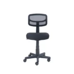 Mesh Task Chair with Plush Padded Seat, Teens and Adult, Black/Black - Image 3
