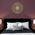CIFbuy Circular Spiral Geometric Wall Art Luxe Modern 3D Wall Decor for Living Room Minimalist Accent (TikTok, temu pick-up service) - Image 4