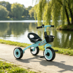 Blue 3-Wheel Toddler Tricycle: Kids Bike for Children 2-5 Years Old - Image 5
