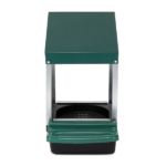 Single Roll Out Chicken Nesting Box with Plastic Basket, Egg Nest Box Chicken Laying Box Hens Chicken Coop Box, Green - Image 2