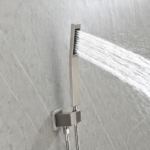 Handheld Shower Head with 59-inch Shower Hose and Adjustable Shower Bracket - Image 7