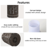 200ml Essential Oil Diffuser for Home 7 LED Color Changing, Ultra Quiet, BPA-Free, Perfect for Office & Relaxation - Image 7