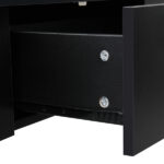 Classic Salon Wall Mount Styling Station Beauty Salon Spa Locking Cabinet Black - Image 21