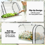 Garden Bed with Mini Greenhouse - Image 3