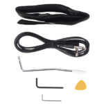GST Stylish Electric Guitar Kit with Black Pickguard White - Image 17