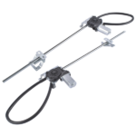 2Pcs Front Driver and Passenger Power Window Regulator with Motor Fit for Freightliner FLD112 120 132 - Image 5