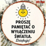 CIFbuy 1pc Retro French Aluminum Sign "Please Remember To Turn Off The Lights" 2D Flat Round Decorative Plaque Vintage Light Reminder W TikTok, TikTok, Self-pickup Logiopics - Image 5