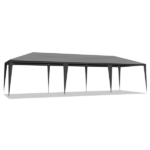 Same Code 52688135 10'x30' Outdoor Party Tent with 8 Removable Sidewalls, Waterproof Canopy Patio Wedding Gazebo Black - Image 9