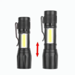 2 Pack USB Rechargeable Small LED Flashlights Camping Flashlight Work Light (US Logistics For USPS/DHL/Fedex/UPS. No designated logistics accepted TK/TMEU only For self-pickup - Image 2