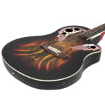 Don’t sell on Amazon 41 inch Full-Size Cutaway Acoustic-Electric Guitar Grape Voice Hole Spruce Top Round Back Sunset Color - Image 11