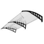 Same Code 99972412 HT-200 x 100 Household Application Door & Window Rain Cover Eaves Black Holder - Image 7