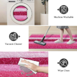 Three-piece kitchen rug set, non-slip and washable, abstract pattern kitchen hallway rug, soft and comfortable, suitable for sinks, floors, entrances, hallways and bathrooms. - Image 4