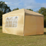 3 x 3m Two Doors & Two Windows Practical Waterproof Right-Angle Folding Tent Khaki - Image 21