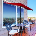 9ft Half Umbrella for Balcony, Porch, or Deck, Red (Shipment from Walmart) - Image 6
