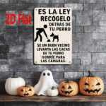 CIFbuy 1pc Spanish Por Favor Limpie El Excremento De Perro Dog Poop Sign, Perro Dog Poop Sign, Wall Mounted Yard Potty Reminder Sign LimpieikTok, LimpieikTok, Self-o ckup Logiopgn - Image 4