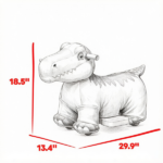 Blue 6V Electric Kids Ride On Animal Toy: Tyrannosaurus Dinosaur with Music, Forward Movement for 18-36 Months Old - Image 3