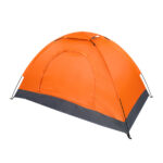 1-Person Waterproof Camping Dome Tent Quick Shelter Outdoor Hiking Orange - Image 3