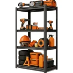 Heavy Duty Adjustable Metal Storage Shelving Unit, 1600 LBS Load Capacity Garage & Kitchen Utility Rack with Adjustable Shelves - Image 7