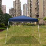 8*8ft Portable Home Use Waterproof Folding Tent Blue - Image 58