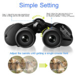 8-24x Binoculars with 50mm Objective Lens, Multi-Layer Coated Aspherical Lenses, High-Grade BAK-4 Prisms, Compact & Portable for Bird Watching, Outdoor, Sports, Concerts, Stargazing - Image 9