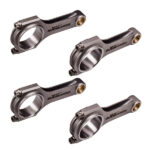 4x Steel H-Beam Connecting Rods Fit for Mazda Miata MX5 1.6L 1.8L B6/BP 5.2362" - Image 2
