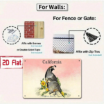 CIFbuy 1pc California Quail & Chicks Metal Wall Plaque, 2D" 2D Flat Unframed Yellow Flowers Outdoor Garden Decor, Flowers Outdoor Garden Decor, Weatherproof Rustproof UV Wall PlaqikTok, Wall PlaqikTok, t Self-pickup Logiopics - Image 2
