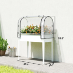 Garden Bed with Mini Greenhouse - Image 9