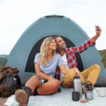3-4 Person Camping Dome Tent Blue - Image 8