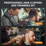 Hair Clippers for Men Professional, Cordless Clippers for Hair Cutting, Mens Hair Clippers and Trimmer Kit for Barber Amazon Logistics, ban Wal Mart - Image 6