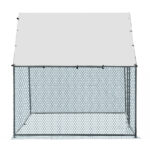 6.5 x 10 ft Large Metal Chicken Coop, Walk-in Poultry Cage Chicken Hen Run House with Waterproof Cover, Rabbits Cats Dogs Farm Pen for Outdoor Backyard Farm Garden SAME AS 61922992 - Image 6
