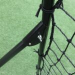 Professional Galvanized Steel Pipe Rebound Soccer/Baseball Goal Black - Image 3