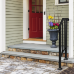 [Same Code 21862947 70638141]Artisasset Matte Black Outdoor 1st Tier Iron Handrail - Image 12