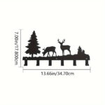 CIFbuy Exquisitely Designed Metal Elk Key Hooks: Wall-mounted, Multi-functional Hooks Ideal for Hanging Clothes, Bags, and Keys. Elevate Your Room's Aestheti(TikTok/temu self-pickup orders) - Image 2