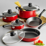 Non-Stick Red Cookware Set, 9 Piece (Shipment from Walmart) - Image 6