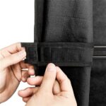 71" Portable Closet Wardrobe Clothes Rack Storage Organizer with Shelf Black - Image 13