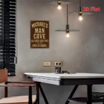 CIFbuy Vintage Metal Wall Sign 8x12 Inch Rustic Iron Plaque Michael's Cold Beer Good Times EST.2012 2D Flat Decor No Power Needed TikTok, TikTok, Self-pickup Logiopics - Image 3