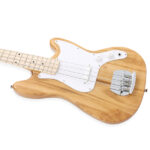 [Do Not Sell on Amazon] 4 String 30in Short Scale Thin Body GB Electric Bass Guitar with Bag Strap Connector Wrench Tool Burlywood - Image 11