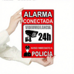CIFbuy 1pc Retro Metal Security Alarm Sign, Bilingual English/Spanish Police Monitoring & Video Surveillance Warning Plaque, 2D Flat Ir TikTok, TikTok, nitoring & Video Surveillance Warning Plaque Self-pickup Logiopics - Image 6