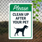 CIFbuy 1Pcs 8x12In Vintage Metal Tin Sign, Waterproof" Please Clean Up After Your Pet Wall Decor, Wall Decor, Cute Running Puppy Graphic 2 WaterprooikTok, WaterprooikTok, t Self-pickup Logiopics - Image 7