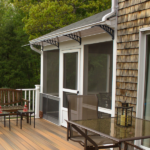 Same Code 04553002 HT-300 x 100 Household Application Door & Window Rain Cover Eaves Brown Board & Black Holder
