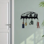 CIFbuy Alluring 1pc Metal Key Holder for Wall. The 7 - Hook, Black, Wall - Mounted Organizer is a Gorgeous Addition to Your Front Entryway. It Serves as a De(TikTok/temu self-pickup orders) - Image 15