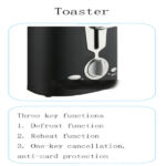 2 Slice Toaster, Quick & Even Results Every Time, Wide Slots Fit Any Size Bread Drop-Down Crumb Tray for Easy Clean Up, Stainless Steel - Image 3