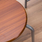 Same Code 35204938 Brown Wood Grain PVC Breakfast Table (One Table and Two Chairs) - Image 31